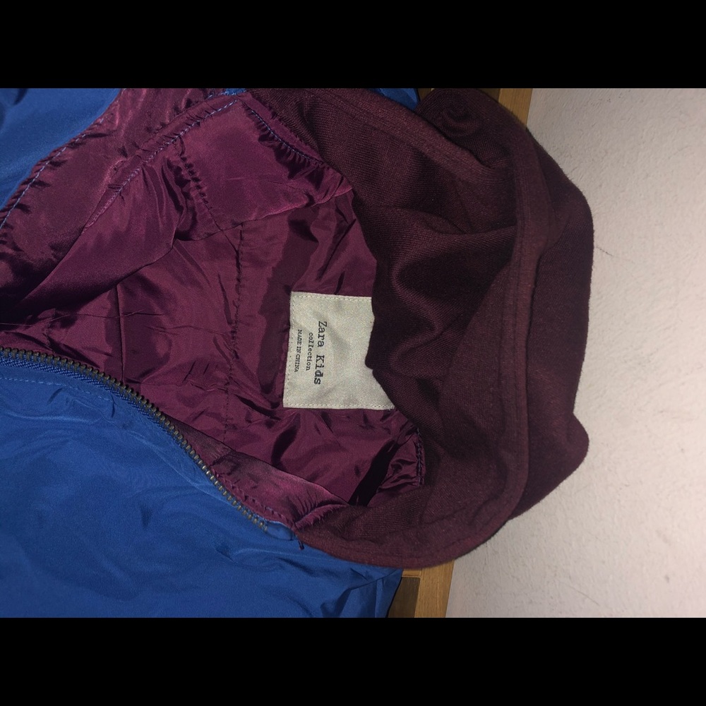 Brand new Zara jacket with hoodie (size 6 kids)